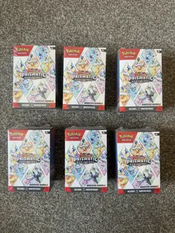 Pokemon Prismatic Evolutions Booster Bundle x6 Factory Sealed English TCG - Image 1