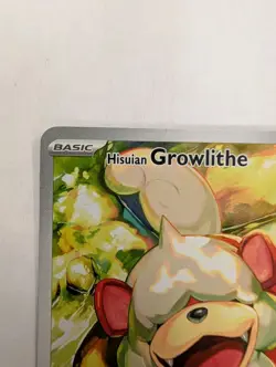 Pokemon TCG Twilight Masquerade Hisuian Growlithe 181/167 IR Pack Fresh Mint - Image 2