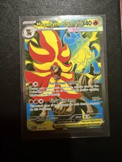 Pokemon Mega Pyroar ex 99/86 Full Art Double Ultra Rare Chaos Rising ME04 NM - Image 3