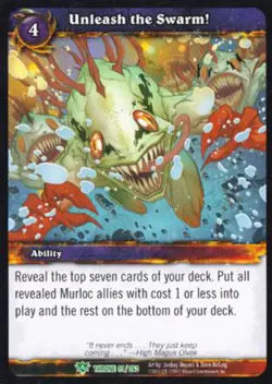 World of Warcraft TCG Unleash the Swarm! - Throne of the Tides 91/263 - Image 1