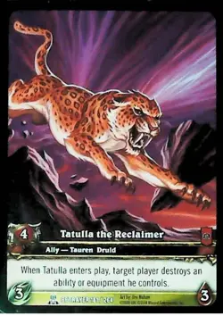 World of Warcraft TCG Tatulla The Reclaimer (Extended Art) - Servants of the Bet - Image 1