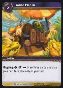 World of Warcraft TCG Gone Fishin - Fires of Outland 106/246 - Image 1