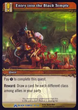 World of Warcraft TCG Entry into the Black Temple - Black Temple Treasure 11/12 - Image 1