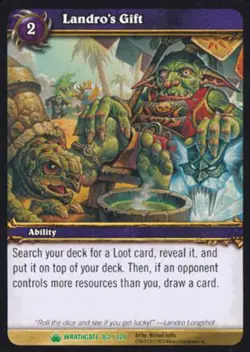 World of Warcraft TCG Landro's Gift - Wrathgate 102/220 - Image 1