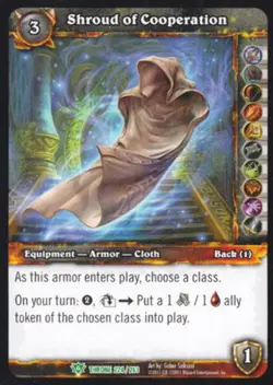 World of Warcraft TCG Shroud of Cooperation - Throne of the Tides 224/263 - Image 1