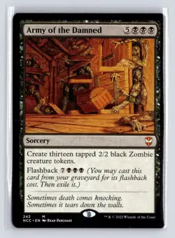 Army of the Damned 242 Regular Commander: Streets of New Capenna MTG NM - Image 1