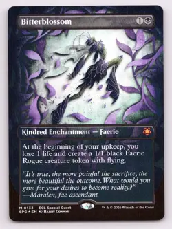Bitterblossom (Borderless) 133 Mythic Special Guests Foil NM - Image 1