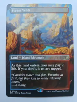 Steam Vents (Borderless) NM Pack Fresh MTG Lorwyn Eclipsed (ECL) (348) - Image 1