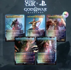 MTG Secret Lair x God of War Norse Traditional Foil Edition Sealed New - Image 1