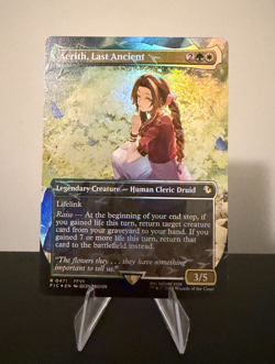 Aerith, Last Ancient Borderless Chocobo Track Foil Commander: Final Fantasy Foil - Image 1