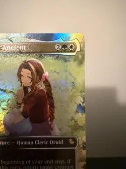 Aerith, Last Ancient Borderless Chocobo Track Foil Commander: Final Fantasy Foil - Image 3