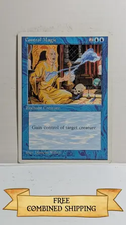 Control Magic MTG Core Set 4th Edition Regular -MP - Image 1