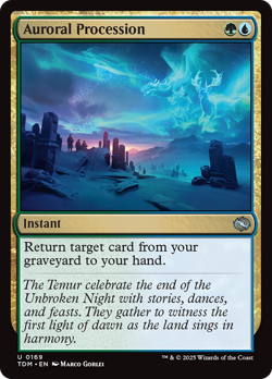 x4 Auroral Procession TDM Tarkir Dragonstorm MTG 169 UNCOMMON M/NM 4x - Image 1