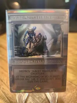 MTG Masterpiece Series: Amonkhet Invocations Slaughter Pact Foil #044 NM - Image 1