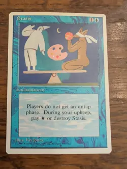 MTG - Stasis x1 - 4th Edition - LP - Magic The Gathering - Image 1