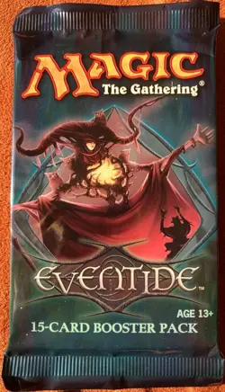 Eventide Sealed Magic MTG Booster Pack - Shadowmoor Block - 6D7 - Image 1