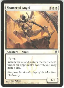 Shattered Angel 23 New Phyrexia NPH U MTG Magic The Gathering U LP - Image 1