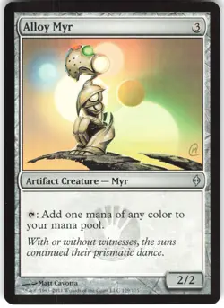 Alloy Myr 129 New Phyrexia NPH U MTG Magic The Gathering U LP - Image 1