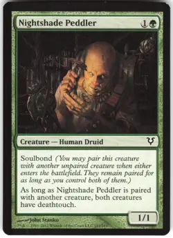 Nightshade Peddler 187 Avacyn Restored AVR C MTG Magic The Gathering C LP - Image 1