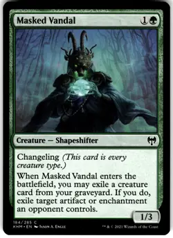 Masked Vandal 184 Kaldheim KHM C MTG Magic The Gathering C LP - Image 1