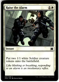 Raise the Alarm 31 Modern Masters 2015 MM2 C MTG Magic The Gathering C LP - Image 1