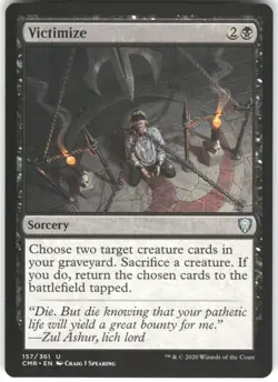 Victimize 157 Commander Legends U MTG Magic The Gathering U 2020 LP - Image 1