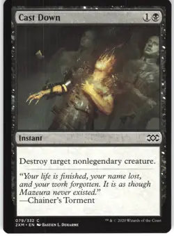 Cast Down 79 Double Masters C MTG Magic The Gathering C 2020 LP - Image 1