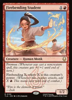 x1 Firebending Student R MTG Avatar: The Last Airbender M/NM, English - Image 1