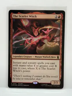 The Scarlet Witch Marvel Super Heroes Promo Foil NM MTG - Image 1