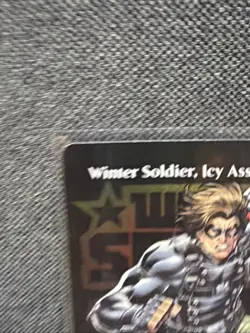 Winter Soldier, Icy Assassin (Borderless) - 377 - Foil - MSH - NM - MTG - Image 2