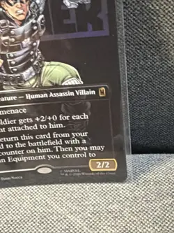 Winter Soldier, Icy Assassin (Borderless) - 377 - Foil - MSH - NM - MTG - Image 4