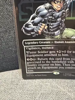 Winter Soldier, Icy Assassin (Borderless) - 377 - Foil - MSH - NM - MTG - Image 5