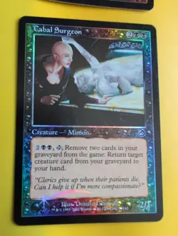 Cabal Surgeon x2. Minion Torment. Old border FOIL. MTG 2 Card. - Image 4