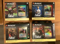 Magic the Gathering: Fallout Commander Decks (Set of 4, case open, decks sealed) - Image 3