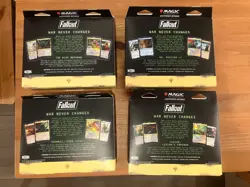 Magic the Gathering: Fallout Commander Decks (Set of 4, case open, decks sealed) - Image 4