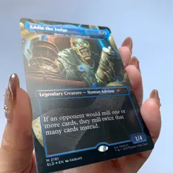 MTG Eddie the Judge (Bruvac the Grandiloquent) NM Rainbow Foil Secret Lair - Image 4