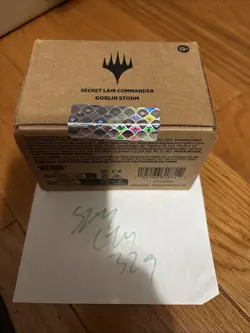 Magic: The Gathering Secret Lair Goblinstorm Commander Deck Foil Goblin In Hand - Image 1