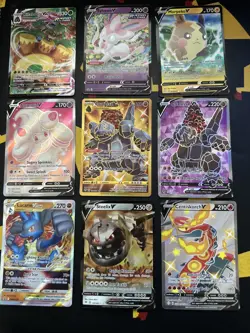 Pokemon TCG Bundle of 9 Cards - Image 1
