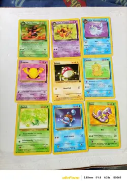 POKEMON VINTAGE TEAM ROCKET BUNDLE TRADING CARDS - Image 2