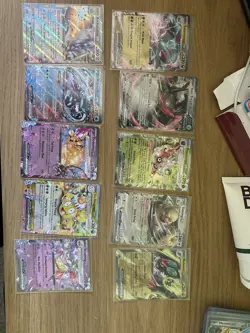 Pokemon TCG English EX Bundle 10 Cards, Mixed Sets, NM/M Condition - Image 1