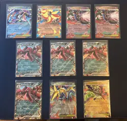 Pokemon TCG Chaos Rising/Perfect Order EX Bundle 10 Cards (inc Greninja) - Image 1
