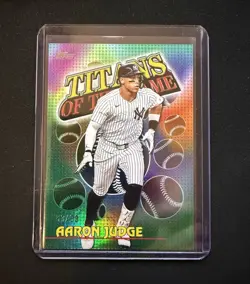Topps 2026 Series 1 Aaron Judge TOG-3 Titans of the Game Green 63/99 - Image 1