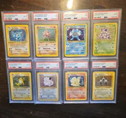 Pokemon Base Set Holo Lot PSA - Image 1