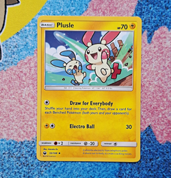 Plusle 53/168 Celestial Storm - Sun & Moon - Illus Kanako Eo - Pokemon TCG - Image 1