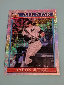 Aaron Judge 2026 Topps Series 2 Chrome ALL-STAR MOJO REFRACTOR 1991 Silver PACK - Image 1