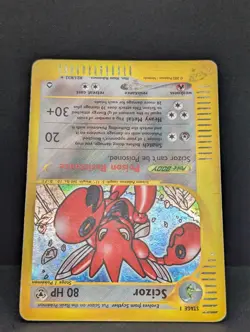 Scizor H21/H32 Aquapolis Holo Ultra Rare Pokemon TCG Nintendo e-reader MP - Image 4