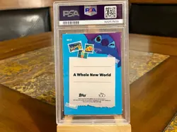 2023 TOPPS DISNEY CHROME 100 STITCH #SC7 GOLD REFRACTOR 38/50 PSA 9 MT - Image 2