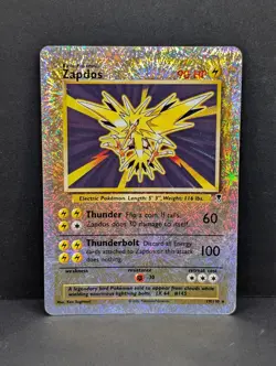 Zapdos 19/110 Legendary LC Reverse Holo Rare Pokemon TCG vintage MP - Image 1