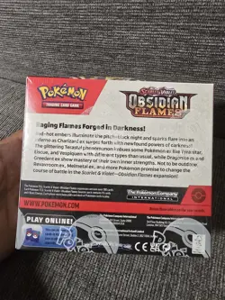 SEALED Pokemon TCG Scarlet & Violet: Obsidian Flames Booster Box W/ Acrylic Case - Image 4
