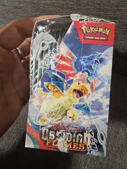 SEALED Pokemon TCG Scarlet & Violet: Obsidian Flames Booster Box W/ Acrylic Case - Image 5